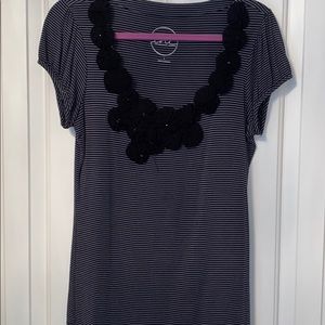 Ladies Floral Detailed Top